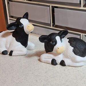 Ceramic Cow (2pc set)